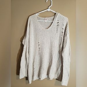 CLOSET CLOSING! Destructed Sweater